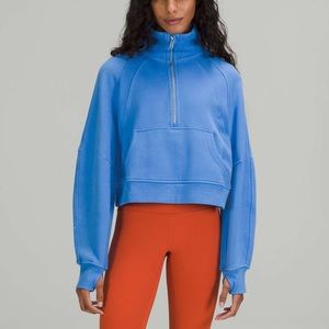 Lululemon Scuba oversized funnel neck half zip
